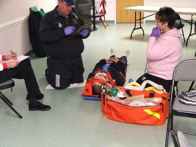 EMT-B Training: Backboarding