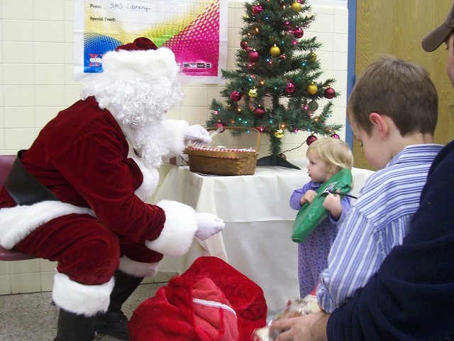 Santa dropped by the SVRS Holiday Dinner