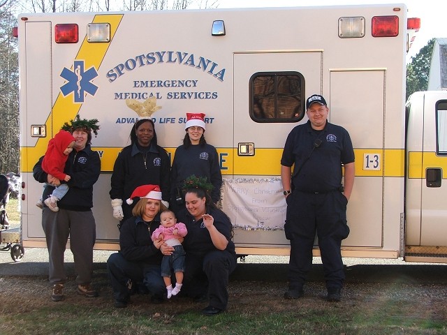 The 1-3 Crew for the '06 County Christmas Parade