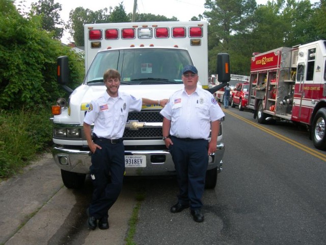 Robert and Kasey @ Colonial Beach Parade 